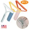3Pcs Portable Lint Remover Reusable Double Sided Fabric Clothes Shaver Carpet Fuzz Carpet Scraper for Sweater Couch Mat