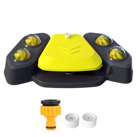 Dog Water Fountain Multifunctional Automatic Pet Water Dispenser Outdoor Step-on Activated Sprinkler for Drinking Shower Fun (Option: DrinkFountain Yellow)