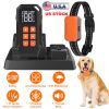2 In 1 Wireless Electric Dog Fence With Training Collar IP67 Waterproof Pet Beep Vibration Shock Boundary Containment System for Small Medium Large Do