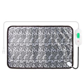 Pet Heating Pad Dog Cat Electric Heating Mat Waterproof Adjustable Warming Blanket with Chew Resistant Steel Cord Case (Option: PetHeatPad4570CM)