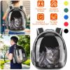 Pet Backpack Carrier Ventilate Transparent Backpack Travel Breathable Astronaut Cat Carrier For Puppies Cats Dogs Under 13LBS